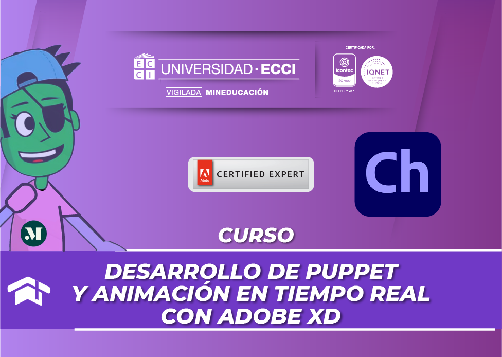 Desarrollo de Puppet y animación en tiempo real con Adobe.