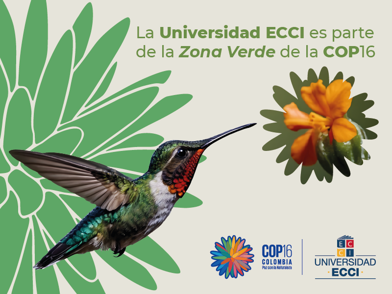 Sede en Cali de la Universidad ECCI será la Zona Verde en la Cop16