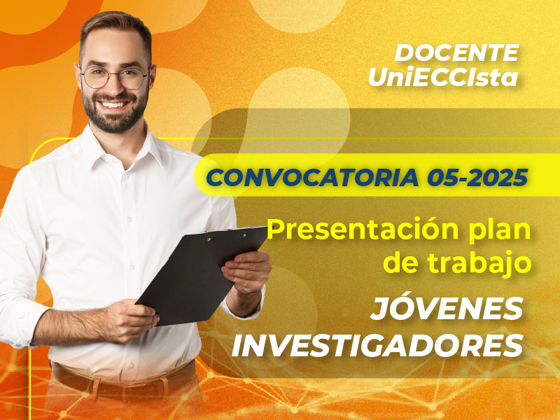 Convocatoria Presentación plan de trabajo Jovenes investigadores