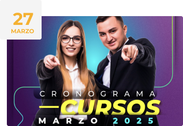 Cronograma Cursos Marzo 2025