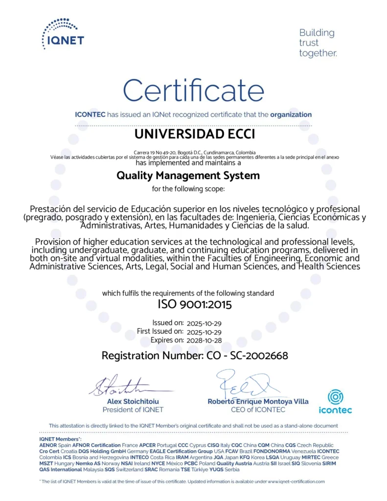 Certificado IQNET