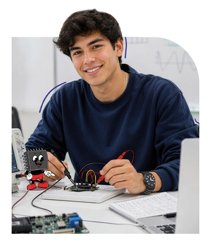 Personaje Electronica
