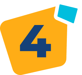 Número 4 Inscripción
