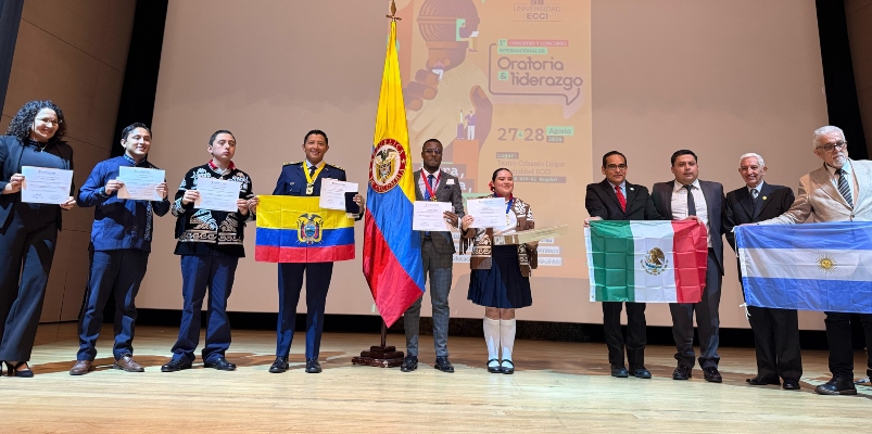 Universidad ECCI celebró el I Congreso y Concurso Internacional de Oratoria y Liderazgo 2026
