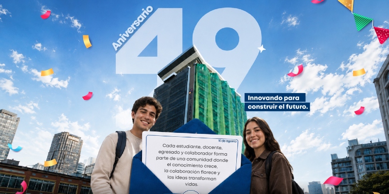 49 años construyendo educación y futuro ¡Feliz Aniversario Universidad ECCI!